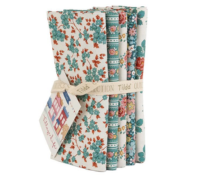 Tilda - Village Life 5 pc Fat Quarter Bundle Teal