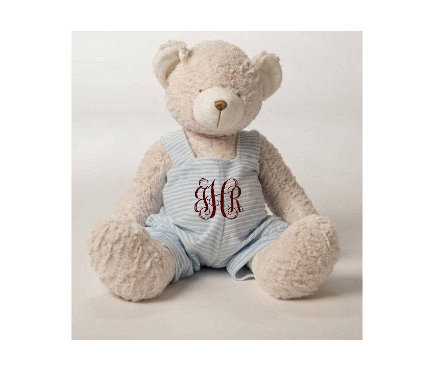 monogrammed teddy bears