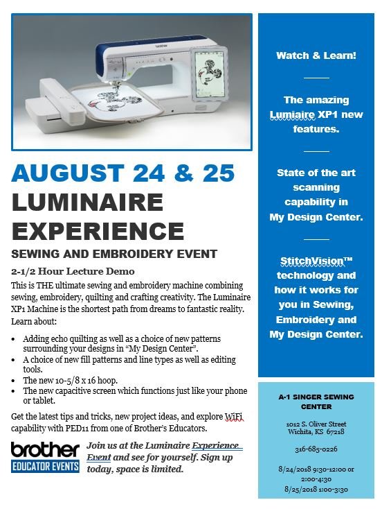 A-1 Singer Sewing Center | Brother & Pfaff Dealer | Wichita