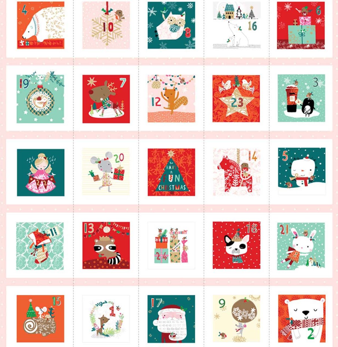 Party Time Advent Calendar Panel 398658
