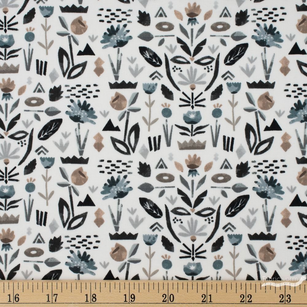 Peach Pit - In Bloom - Floral Garden Pebble