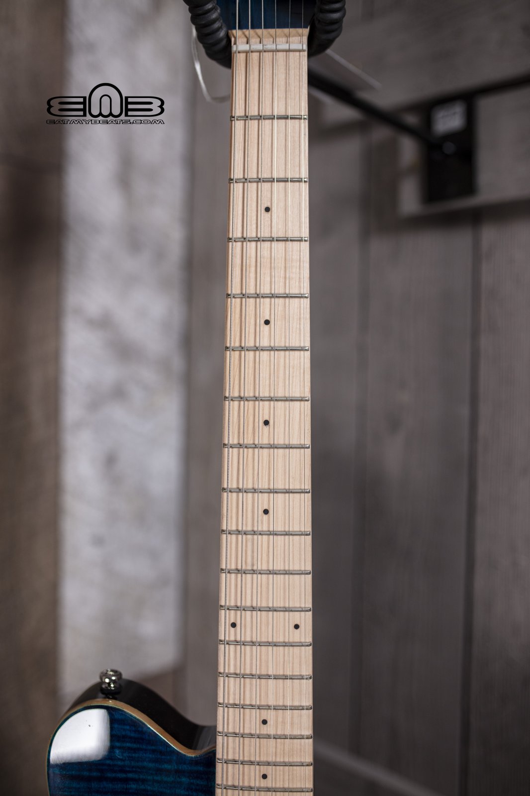 Sterling ax3fm-nbl-m1 Axis Flame Maple Electric Guitar in Neptune