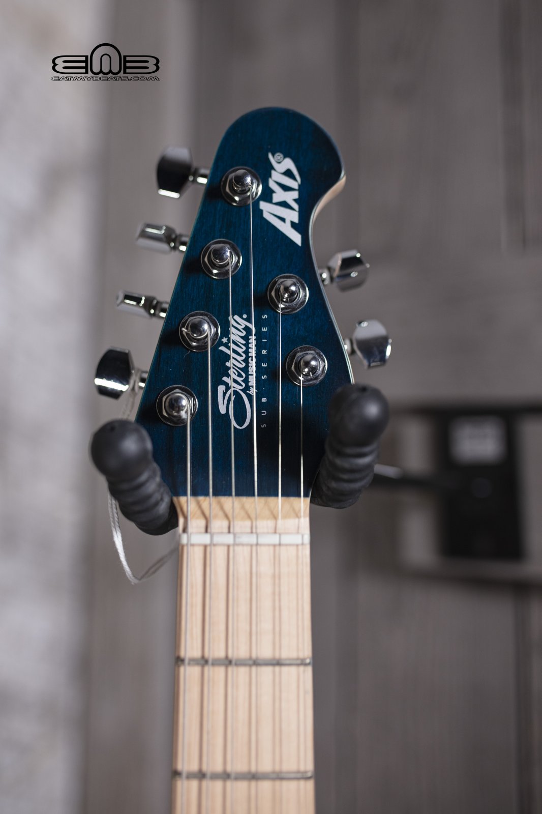 Sterling ax3fm-nbl-m1 Axis Flame Maple Electric Guitar in Neptune
