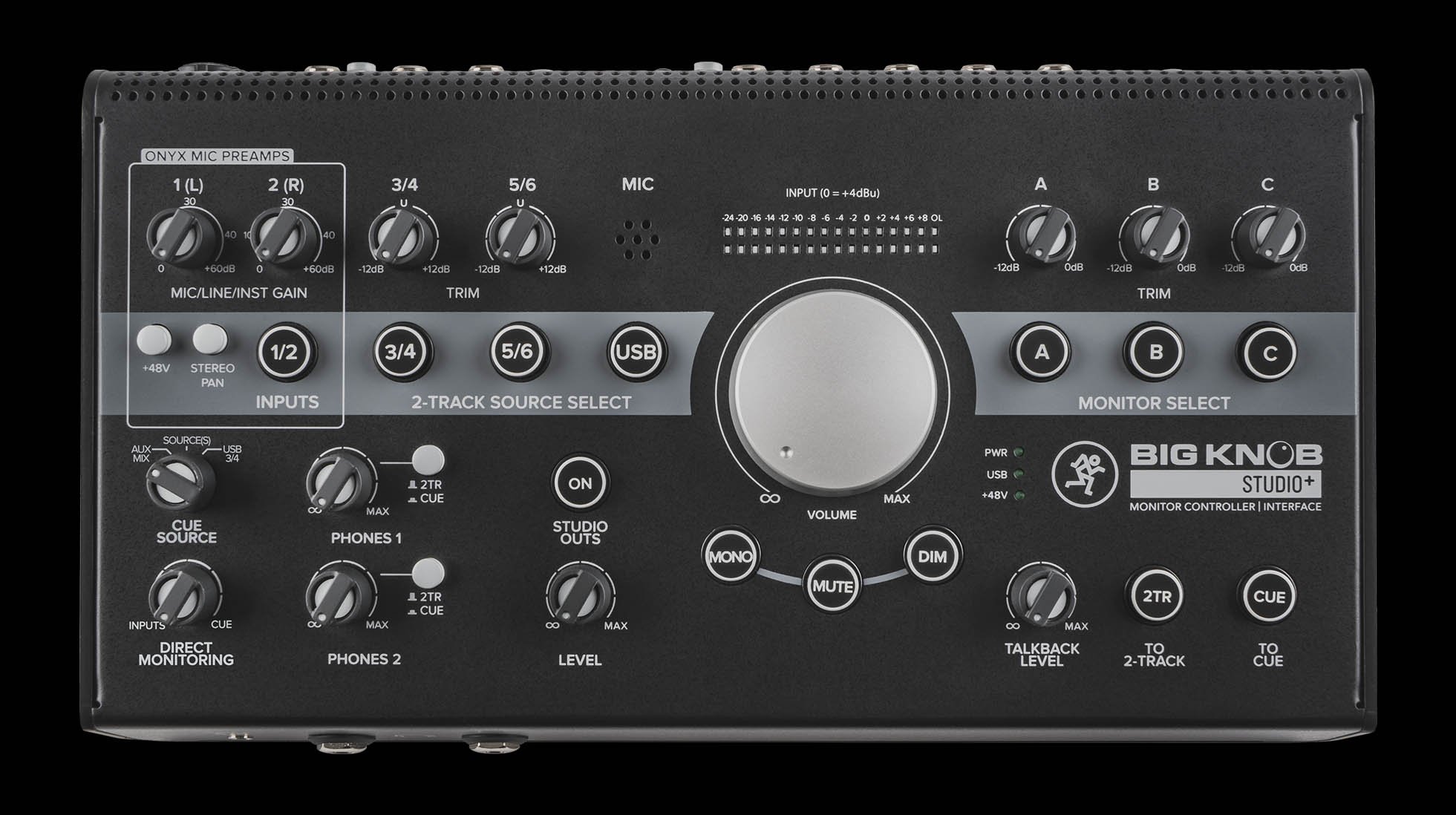 Mackie Big Knob Studio Plus + Computer Audio Interface and Monitor
