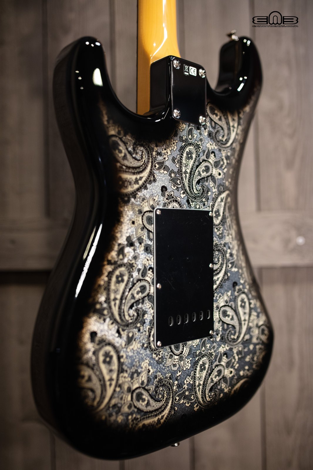 Fender Limited Black Paisley Stratocaster Electric Guitar