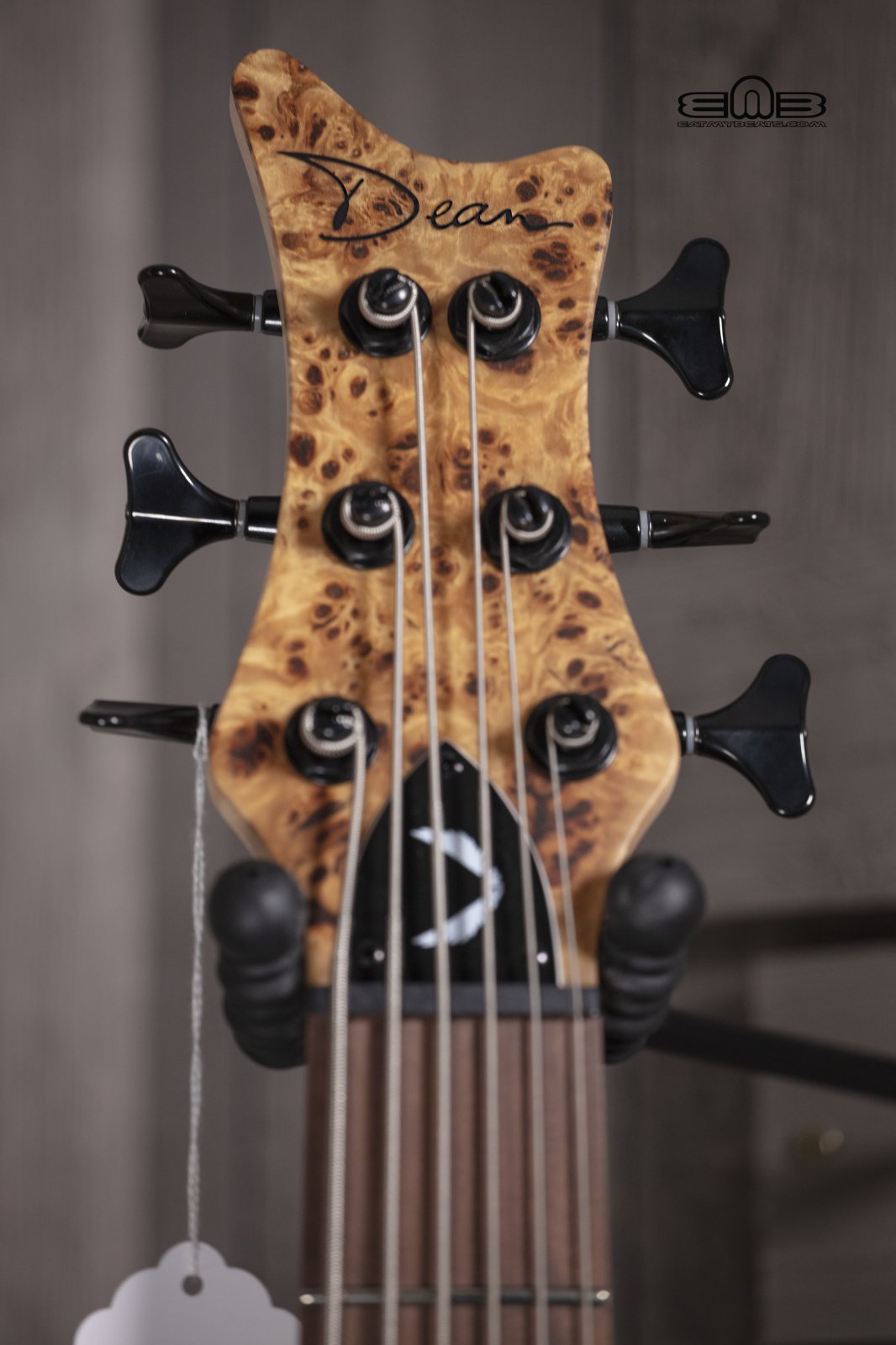 Dean Edge Select 6 String Burled Popular SN E6 SEL BRL Bass Guitar
