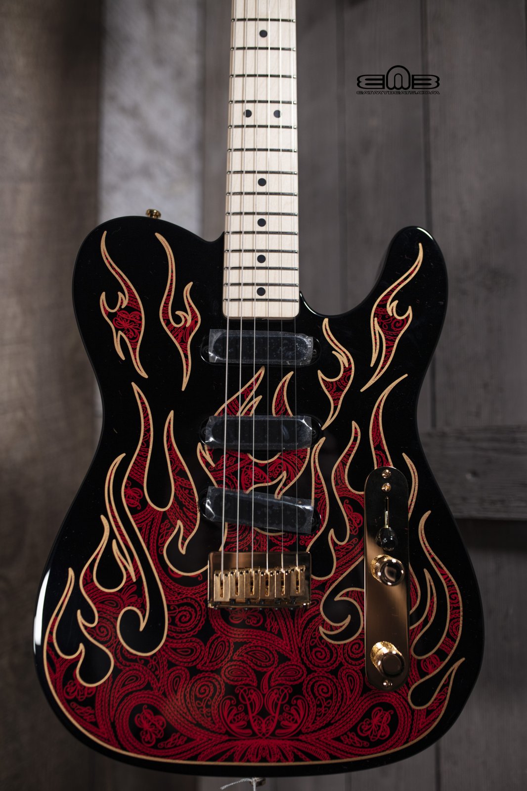 Fender James Burton Telecaster, Maple Fingerboard, Red Paisley