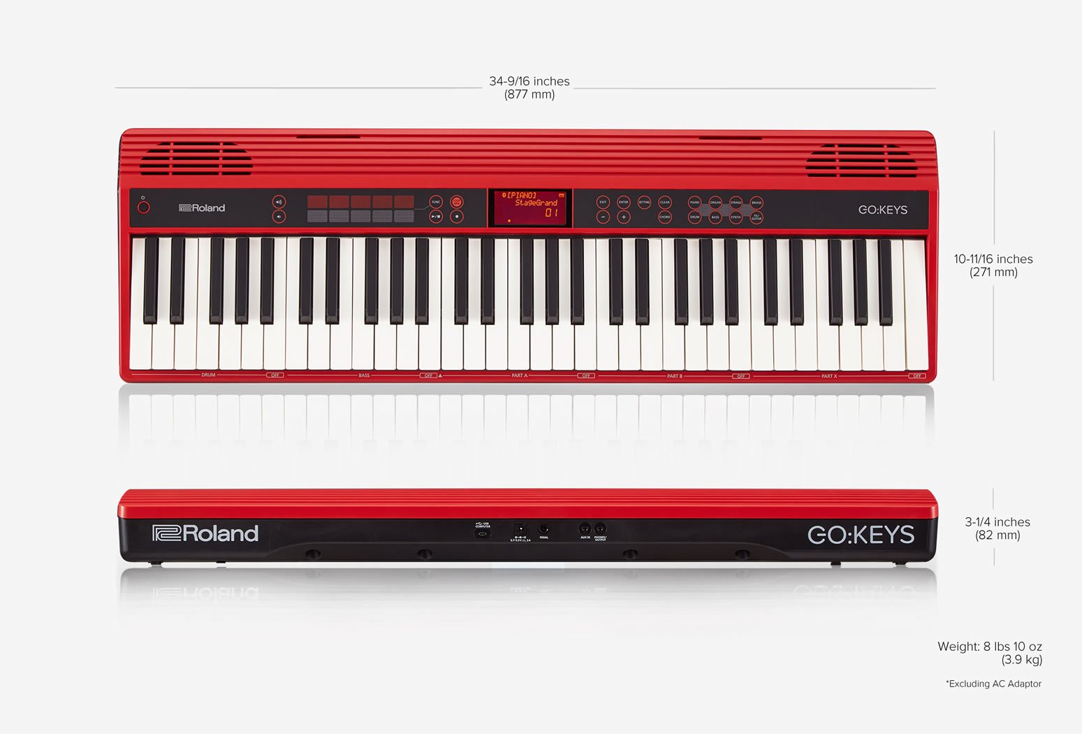Roland GO:KEYS Music Creation Keyboard GO-61K - 761294509548