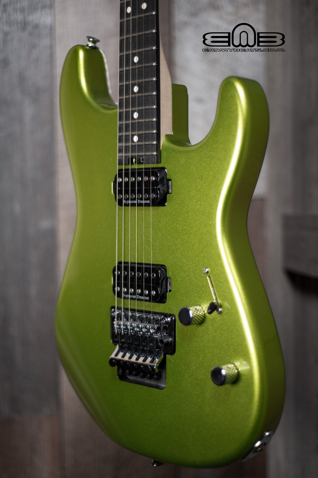Charvel Pro-Mod San Dimas Style 1 HH FR E, Ebony Fingerboard, Lime