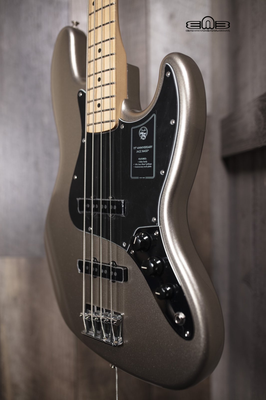 Fender 75th Anniversary Jazz Bass, Maple Fingerboard