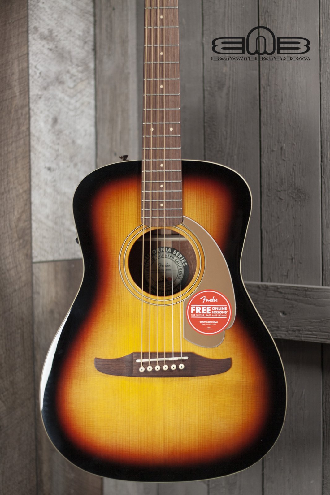 Fender Malibu Player, Walnut Fingerboard, Sunburst Electric