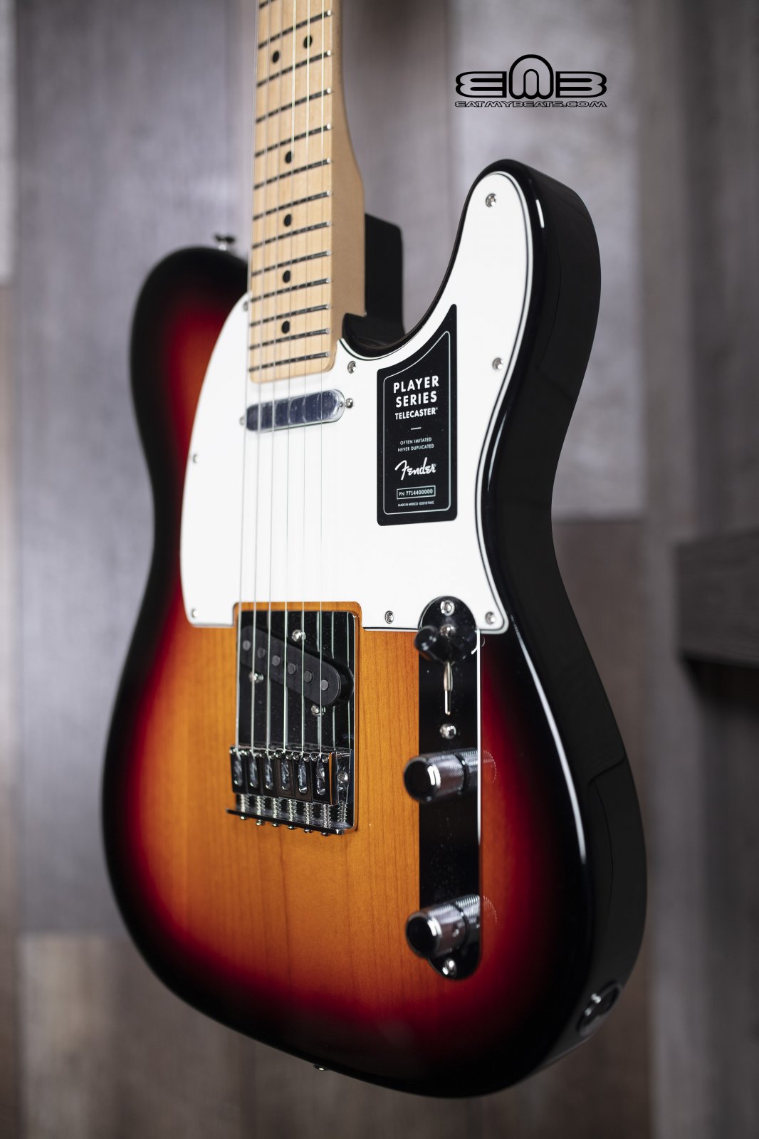 Fender Player Telecaster Electric Guitar, Maple Fingerboard, 3