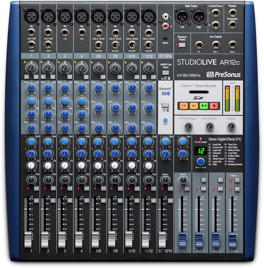 ジャンク品 Presonus STUDIOLIVE AR12c Amazon.com: PreSonus StudioLive AR12c Analog Mixer with
