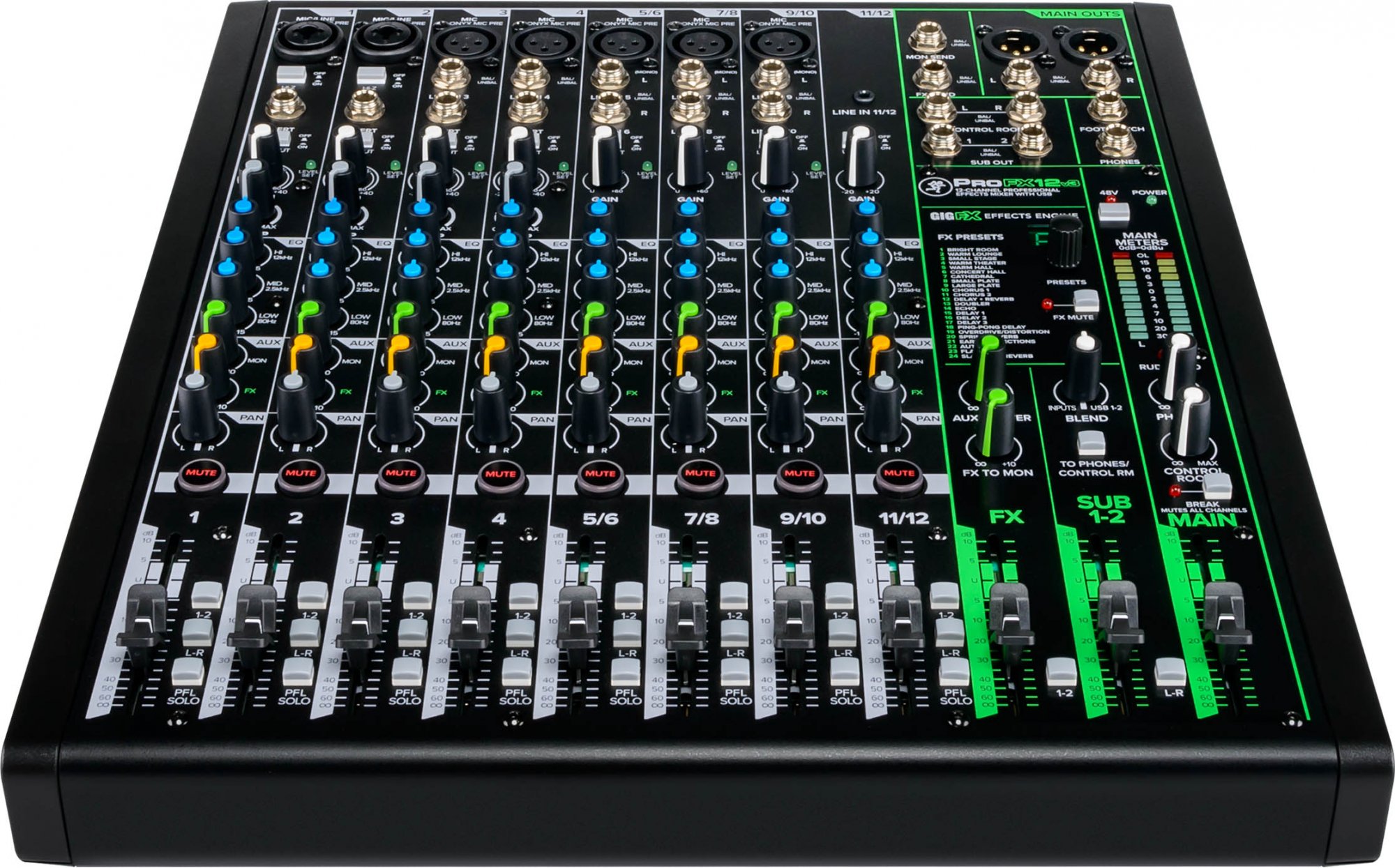 Mackie ProFX12V3 12 Channel Professional Mixer w/ Effects and USB