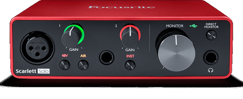 Focusrite Scarlett Solo 3rd Gen. Audio Interface - 815301005179