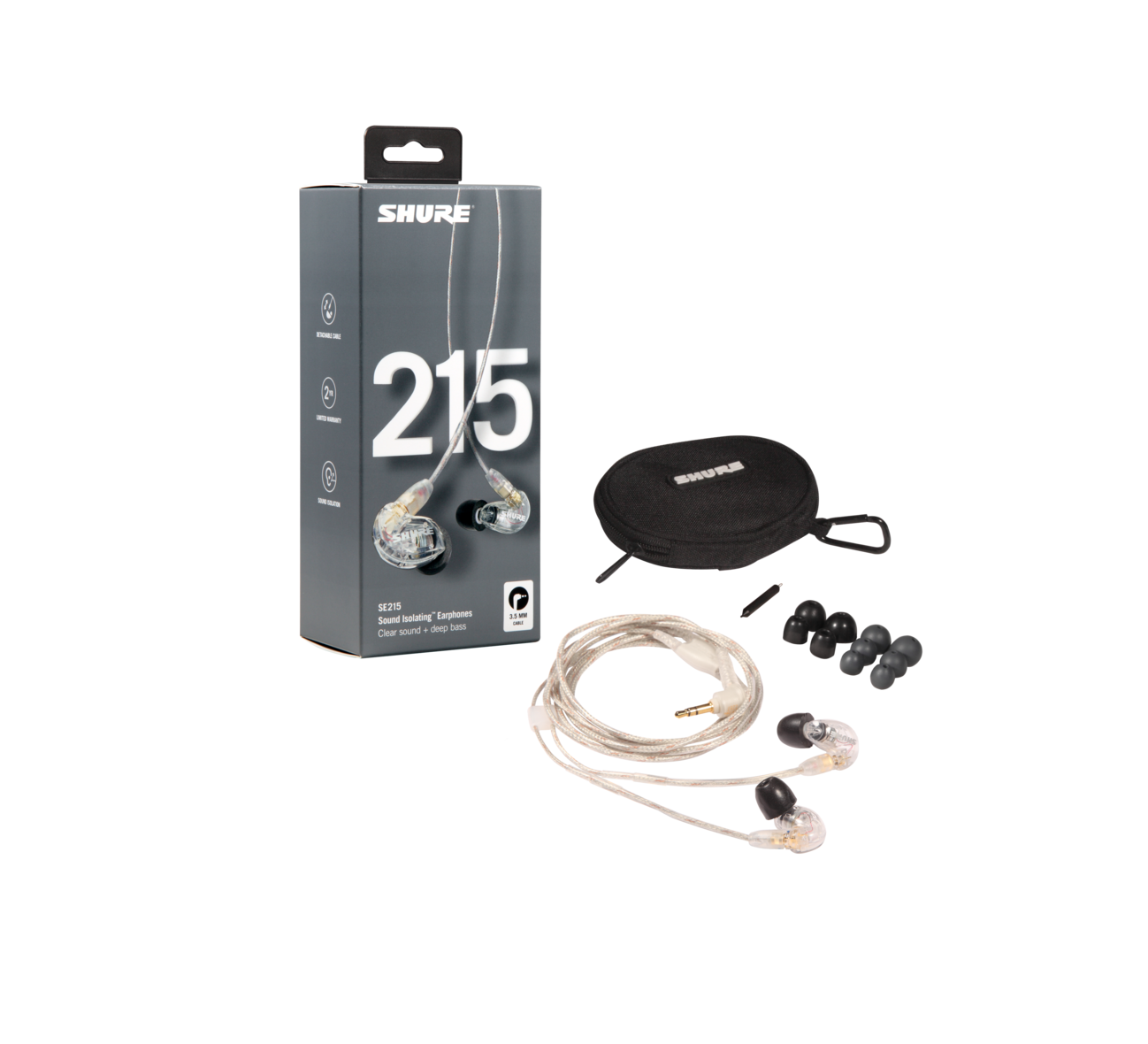 Shure SE215 Special Edition Blue/Black Professional Sound