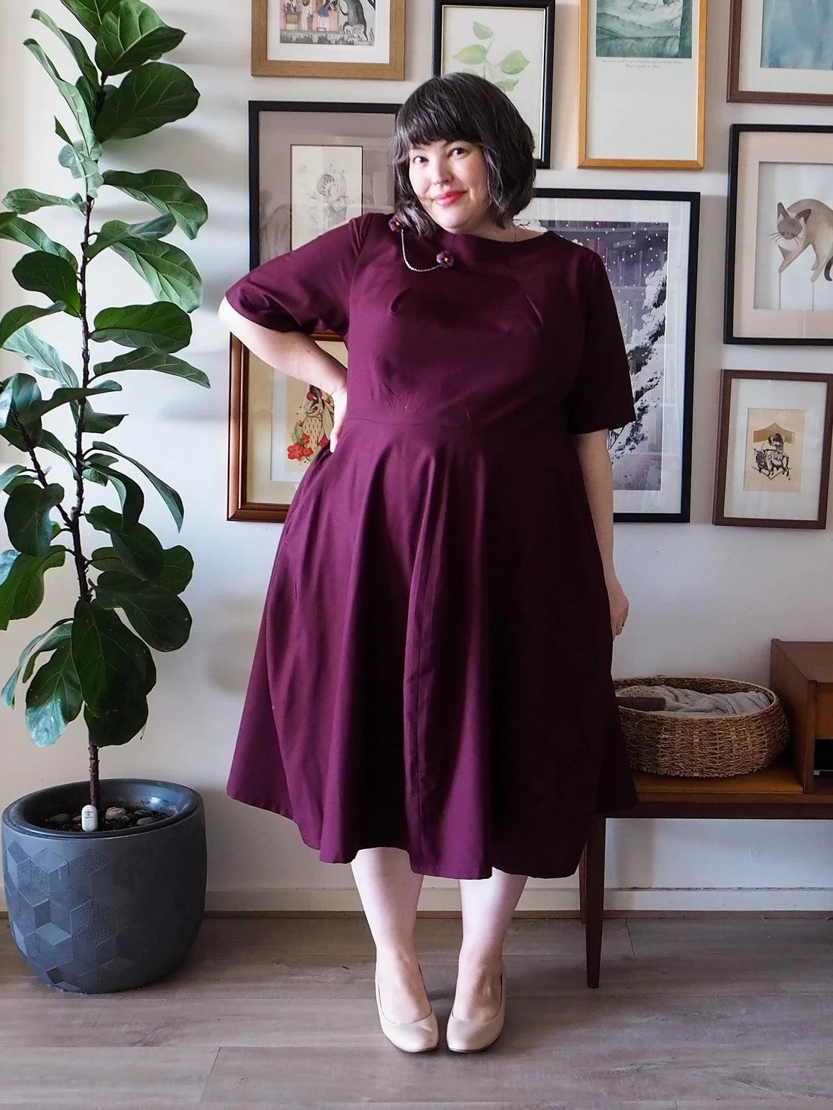 Tulip Dress, Sizes XL-3XL, The Assembly Line 