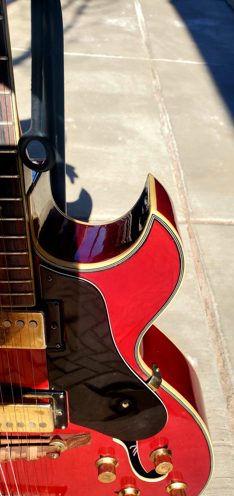 crown Teisco aria made in Japan hollowbody Electric guitar es-175