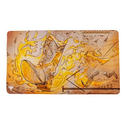 Ultra Pro Playmat MTG Brothers War Schematic Swiftfoot Boots