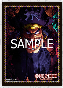 One Piece TCG Sleeves - Black Beard - 810059789814