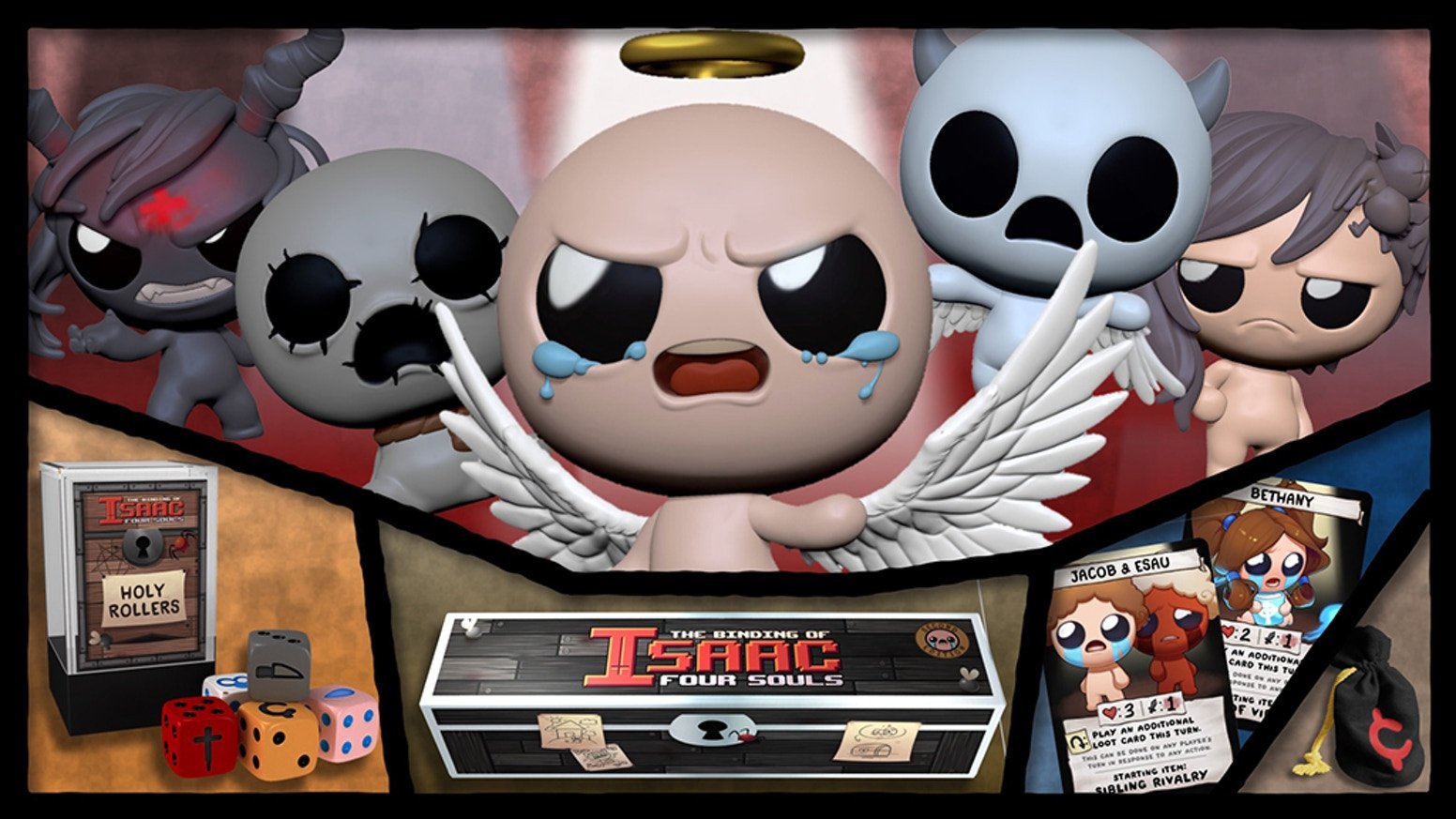 The Binding of Isaac Four Souls Full Collection Kickstarter Edition