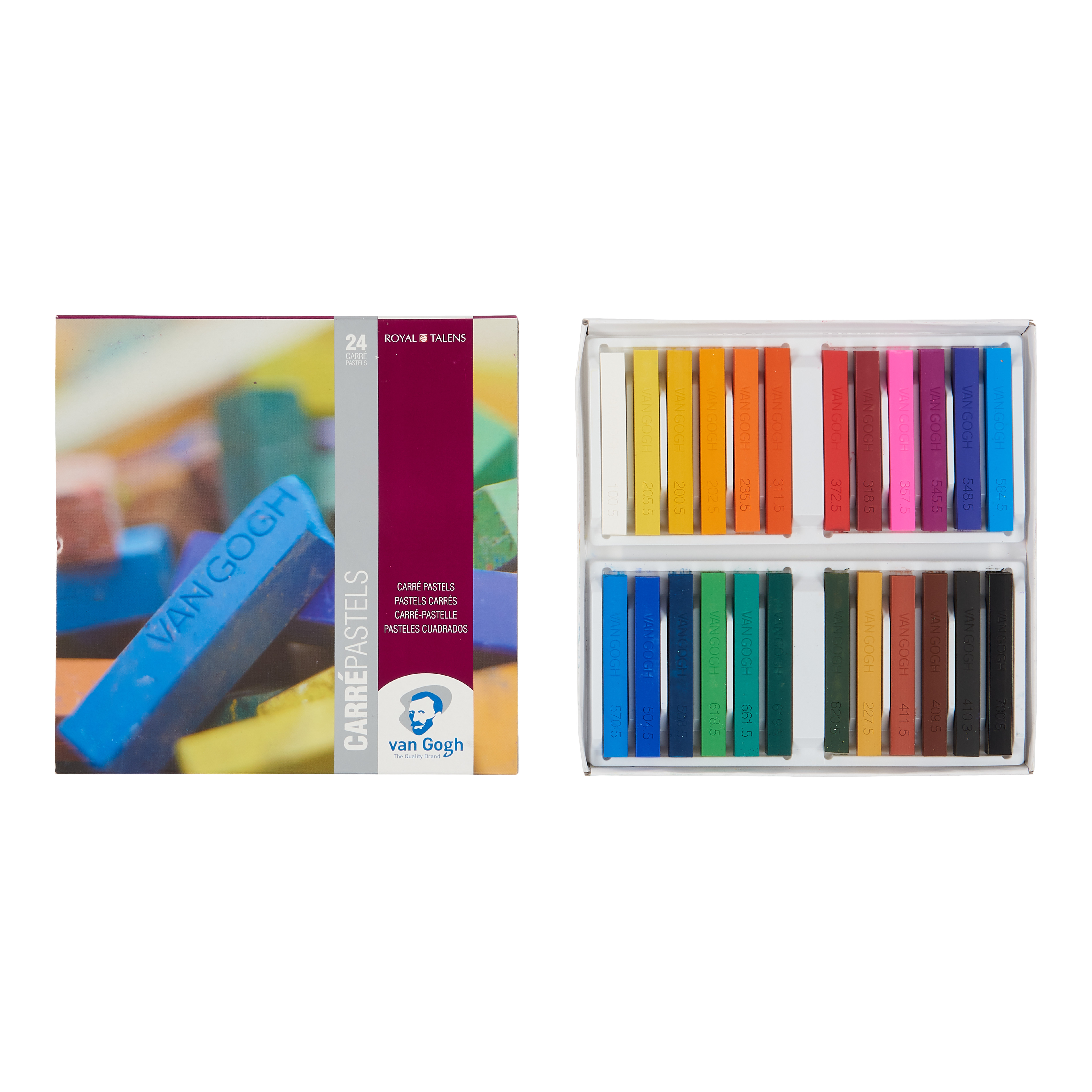 Van Gogh Soft Pastels Basic Set with 24 Colours - 8712079054182