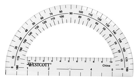Acme 180degree protractor 11200 (073577112001)