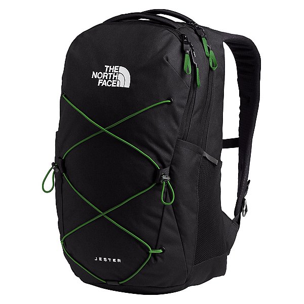 dark green north face backpack