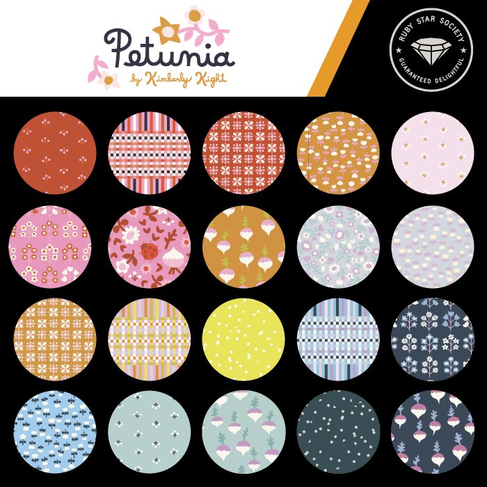 Petunia Fabric Collection from Ruby Star Society at Wyldwood Creative