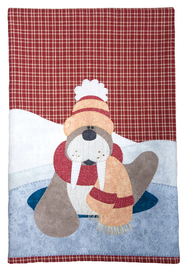 Bear Thread Applique Pressing Sheet 13in x 17in White