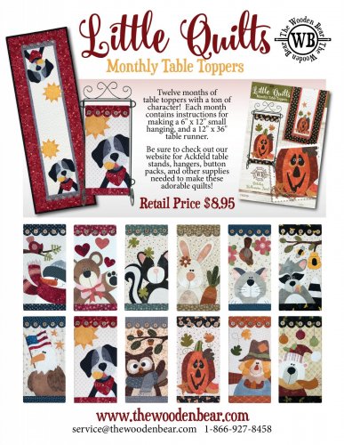 little quilts monthly table