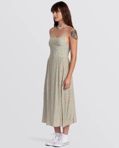 ★Rest&Recreation★RR LOGO NYLON MIDI DRESS★ HORSESHOE LOGO LACE UP MIDI DRESS | True Religion