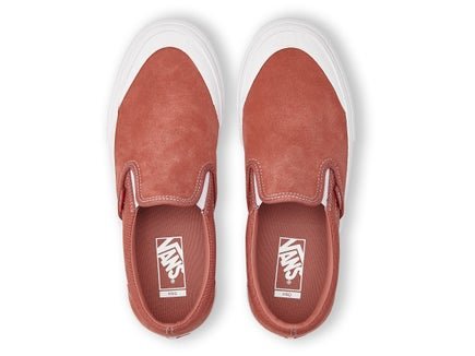 vans slip on pro brick dust