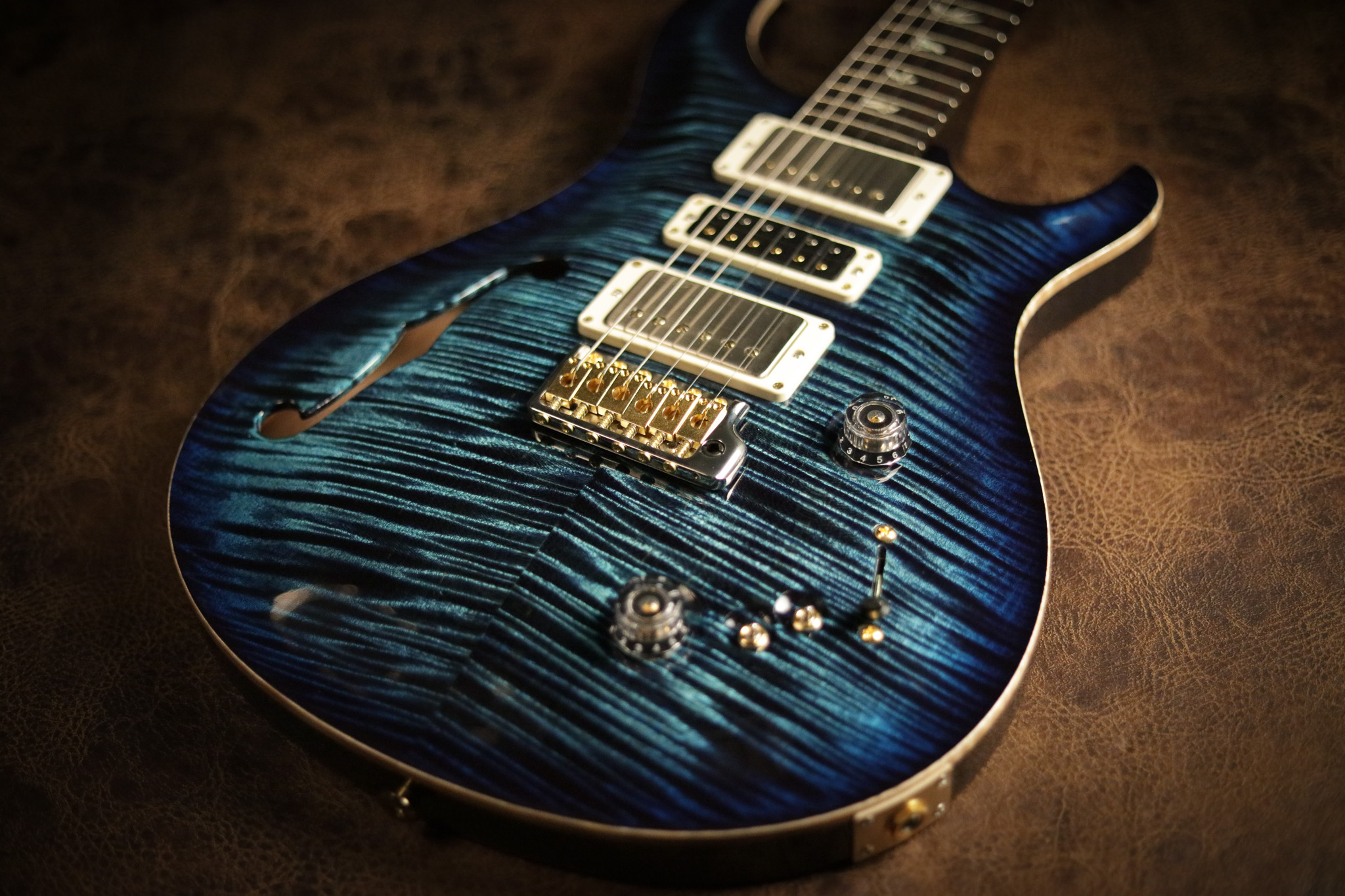 PRS Special Semi-hollow cobalt smoke burst #24 - 825362084747