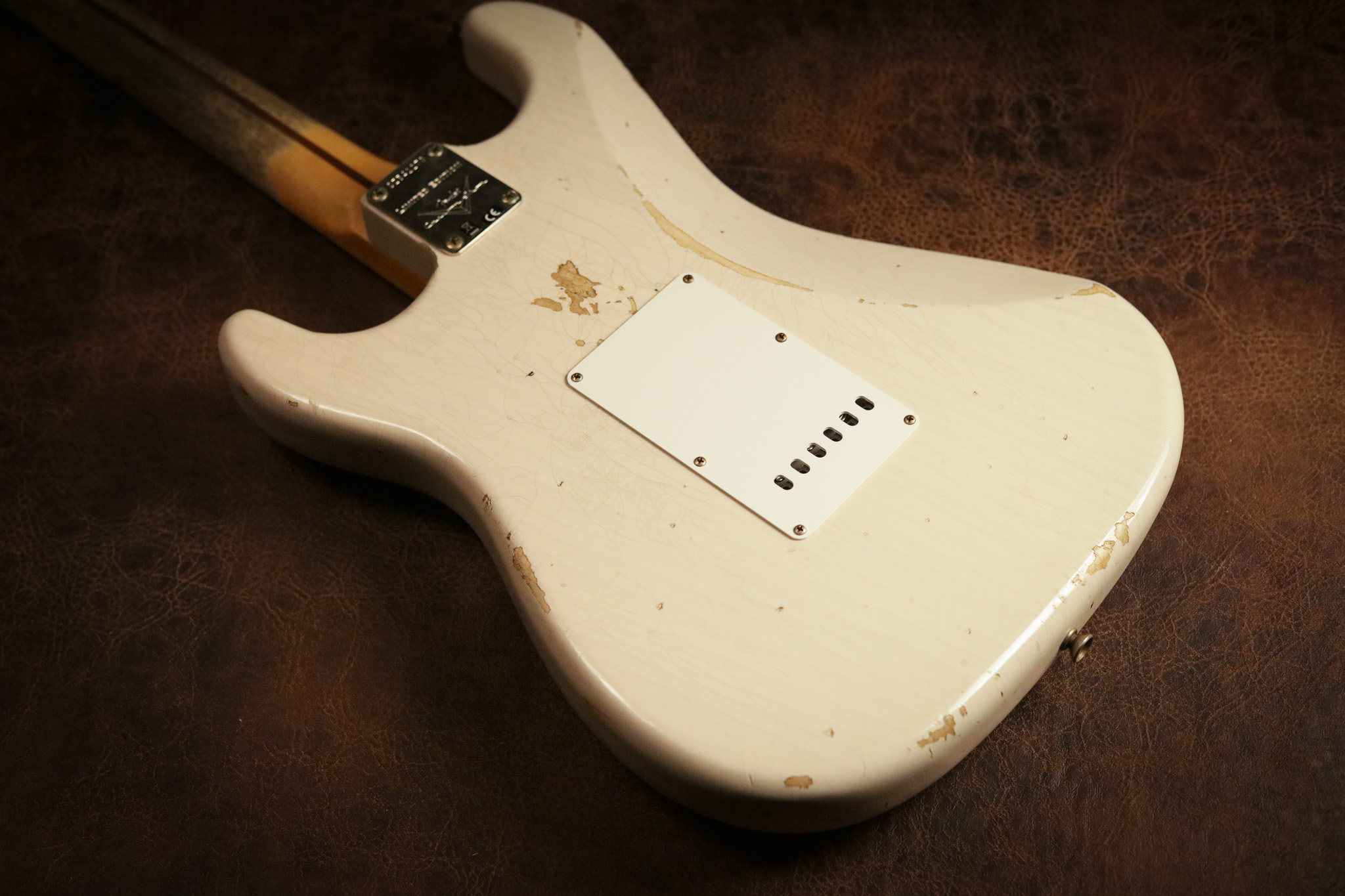 Fender Custom Shop 1955 Stratocaster Relic in White Blonde