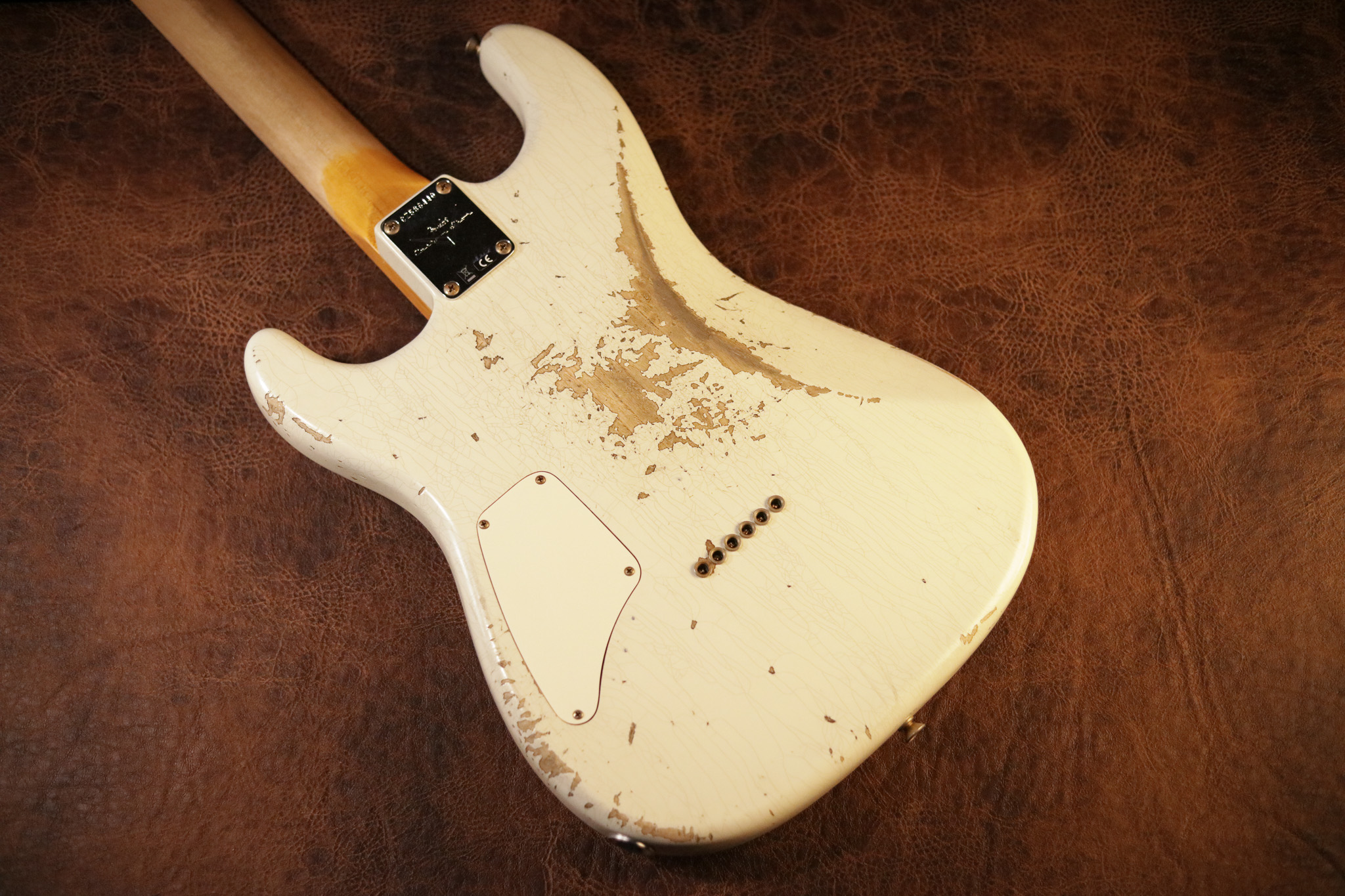 Fender Custom Shop Stratocaster Heavy Relic in aged Olympic