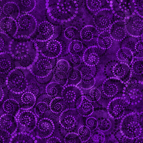 108x108 Coloressence Dotted Scroll Dk. Grape WB