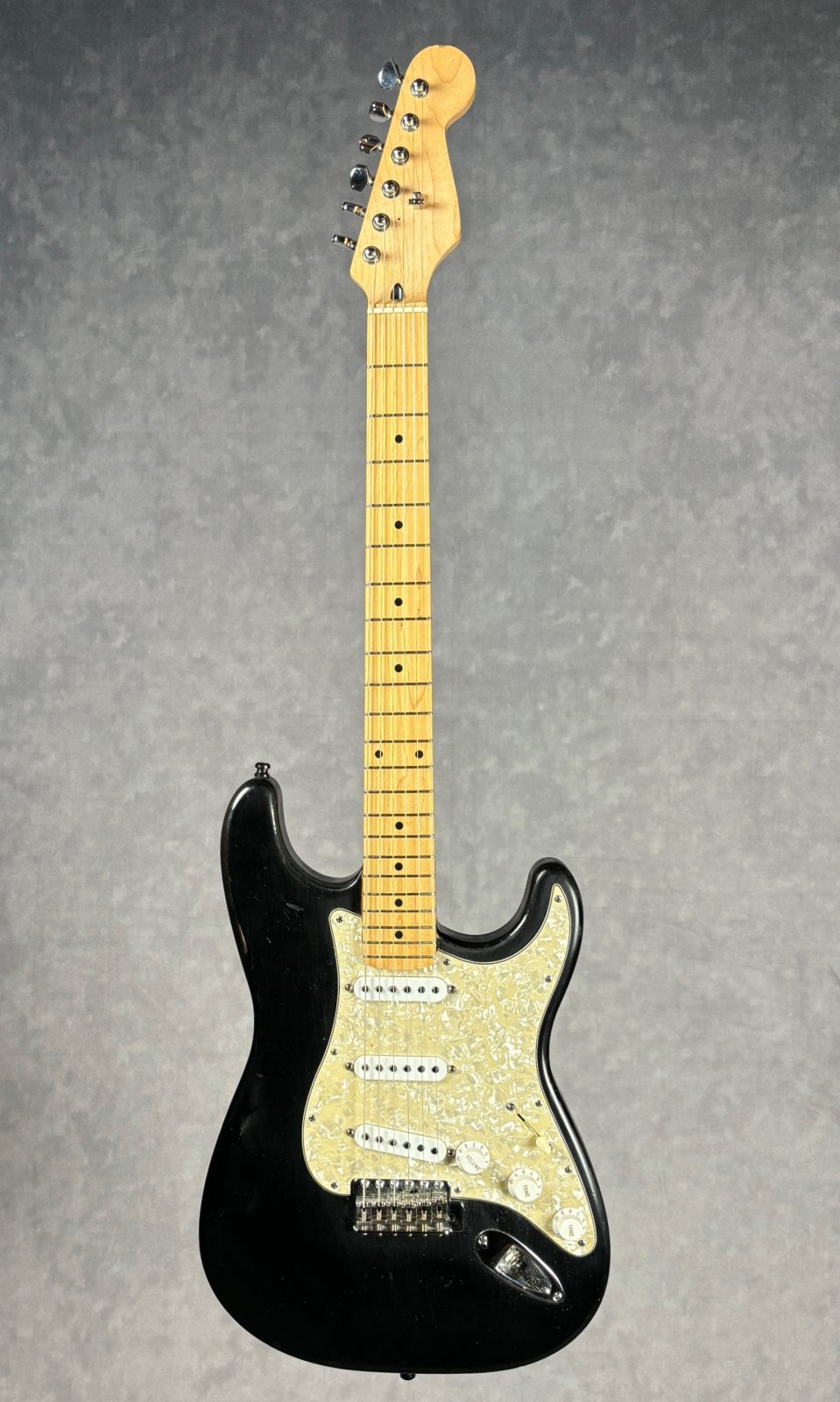 Stratcaster,Telecaster用 片側6連 Used Black Partscaster Strat, w/ Case