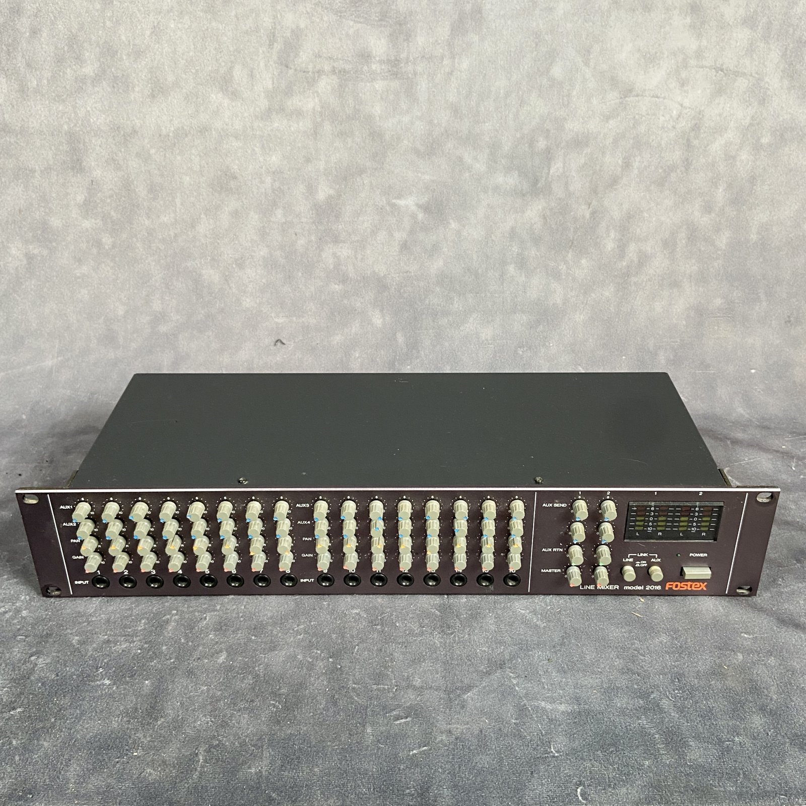 Vintage Fostex Model 2016 16-Channel Line Mixer