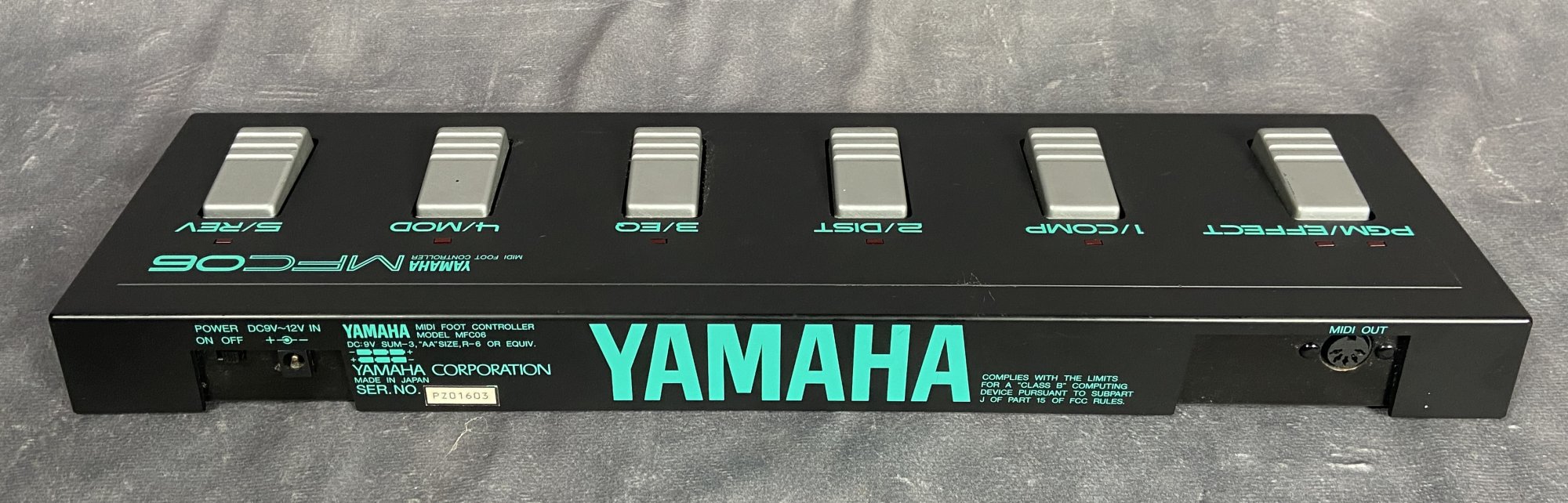 1980's Yamaha FX500 Simul-Effect Processor w/ Footswitch
