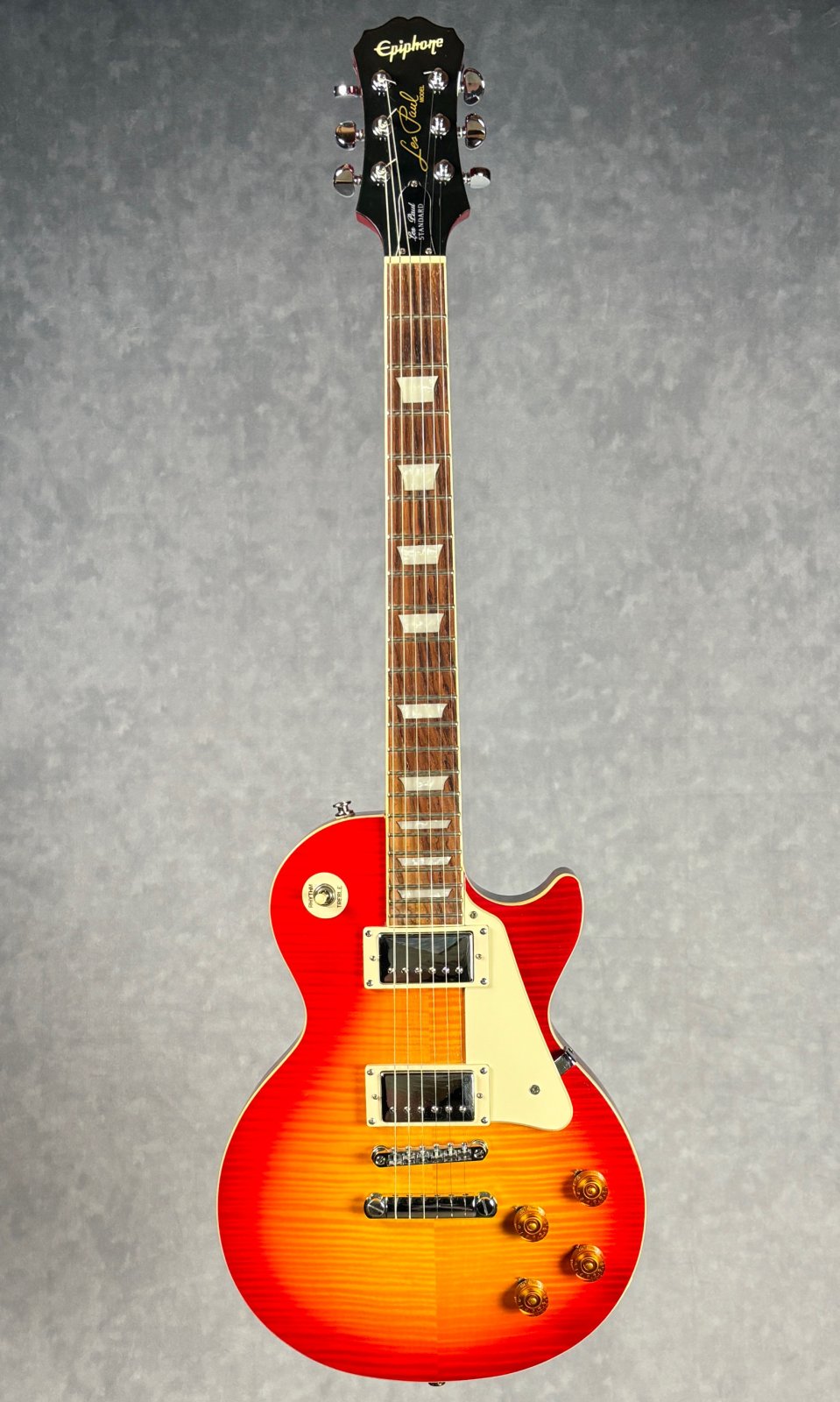 ギター Epiphone Les Paul StandardCherrySunburst Epiphone Les Paul Standard 50s Figured Washed Cherry