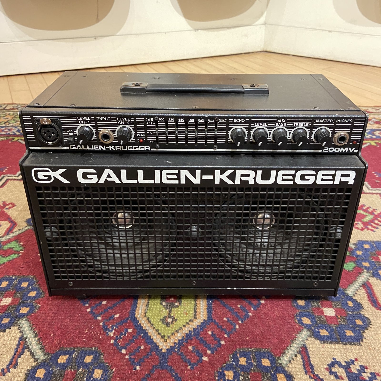 1980's Gallien-Krueger 200MV Amplifier