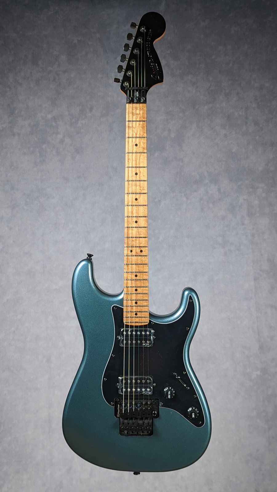 ギター Squier Contemporary Stratocaster HH FR Squier Contemporary Stratocaster HH FR - Gunmetal Metallic