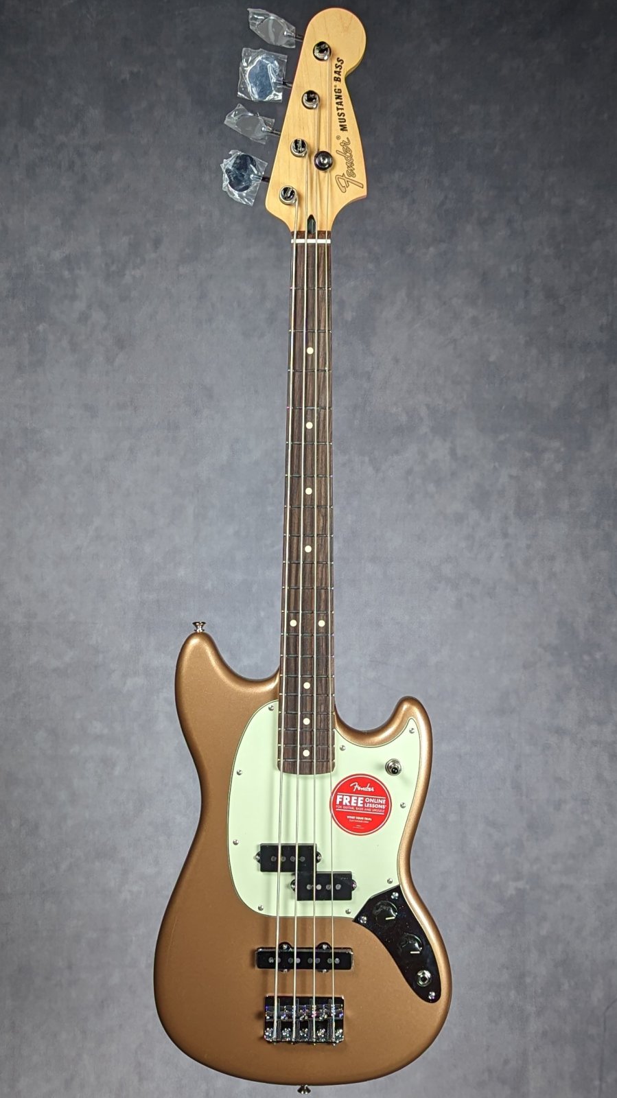 Fender Player Mustang Bass PJ - Firemist Gold - 885978405688