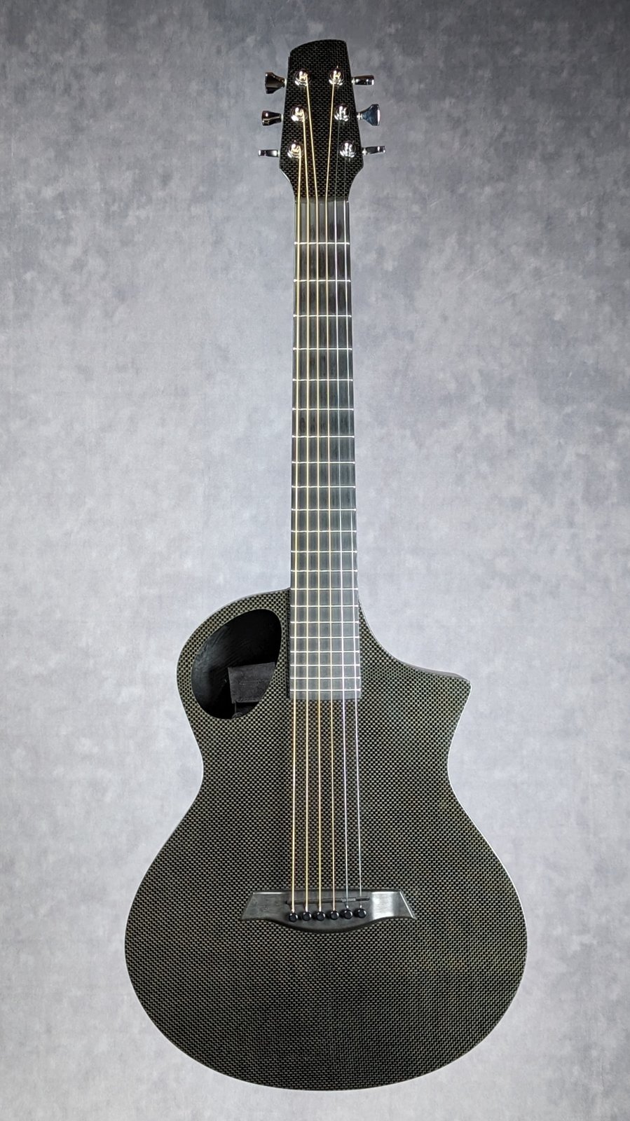 Used Composite Acoustics Cargo Carbon Fiber Travel Guitar, Raw