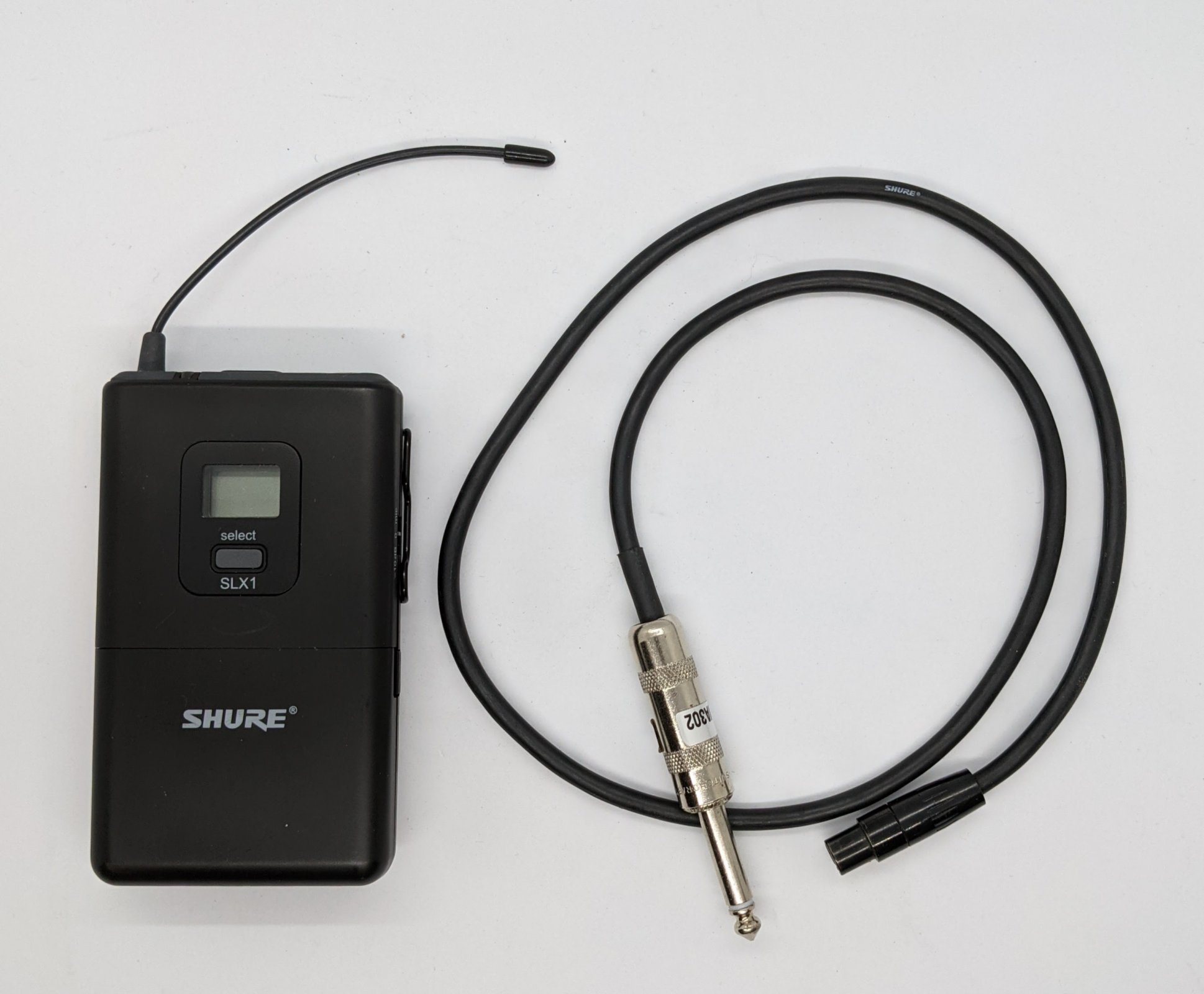 Used Shure SLX4 Wireless Receiver w/SLX1 Body Pack & SLX2 Wireless ...