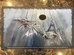Dan Frazier Autographed Playmat