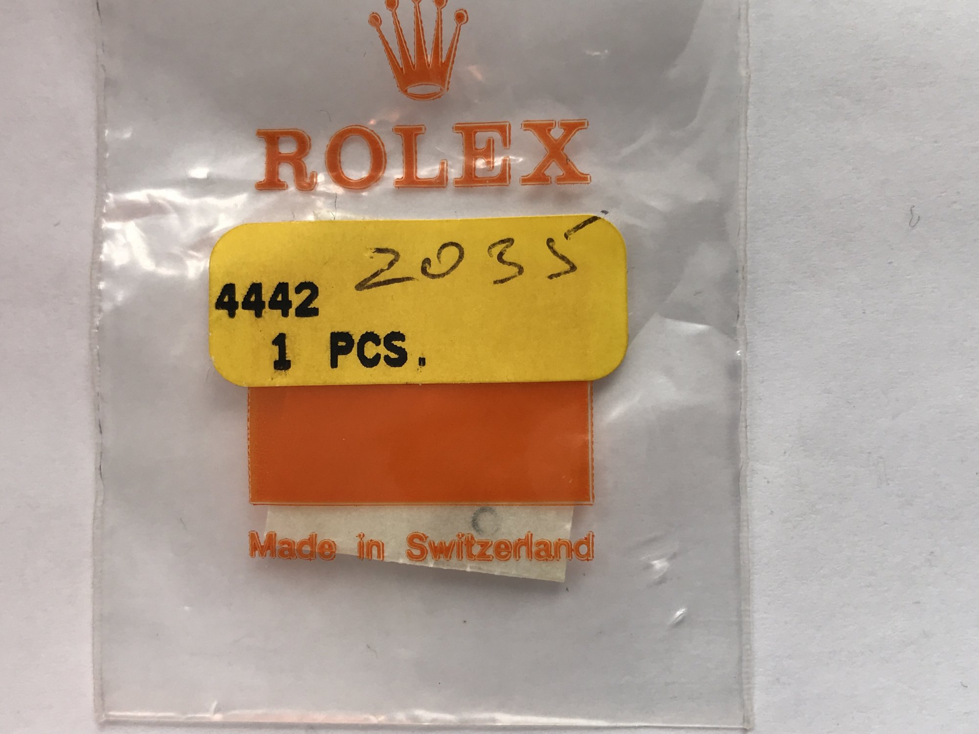 Rolex 2035 4442 Friction Spring For Crown Wheel Caliber
