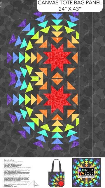 Patrick Lose Fabric Tonal Trios Bag Panel