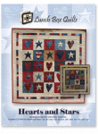 Hearts  starsmachine embroidery
